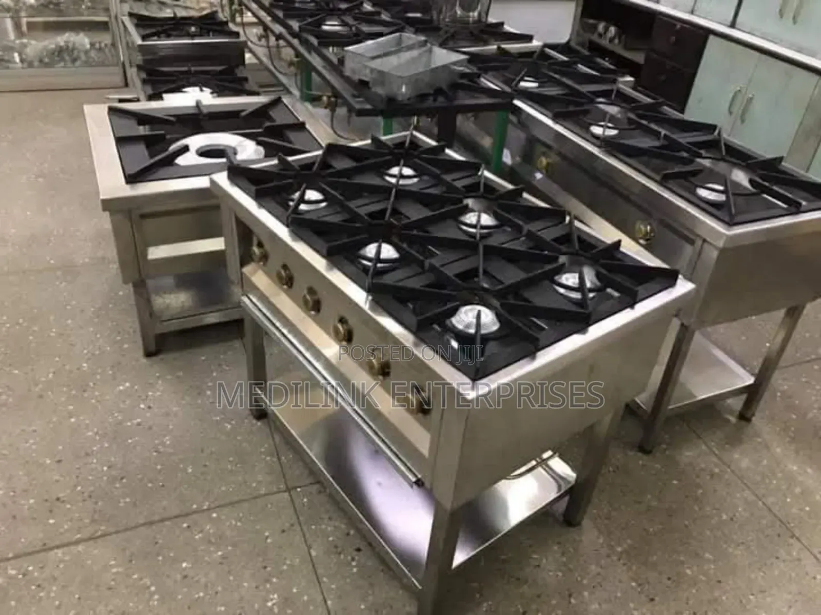 Cast Grill Stainless 6-Burner Cookers(Gas Operated)