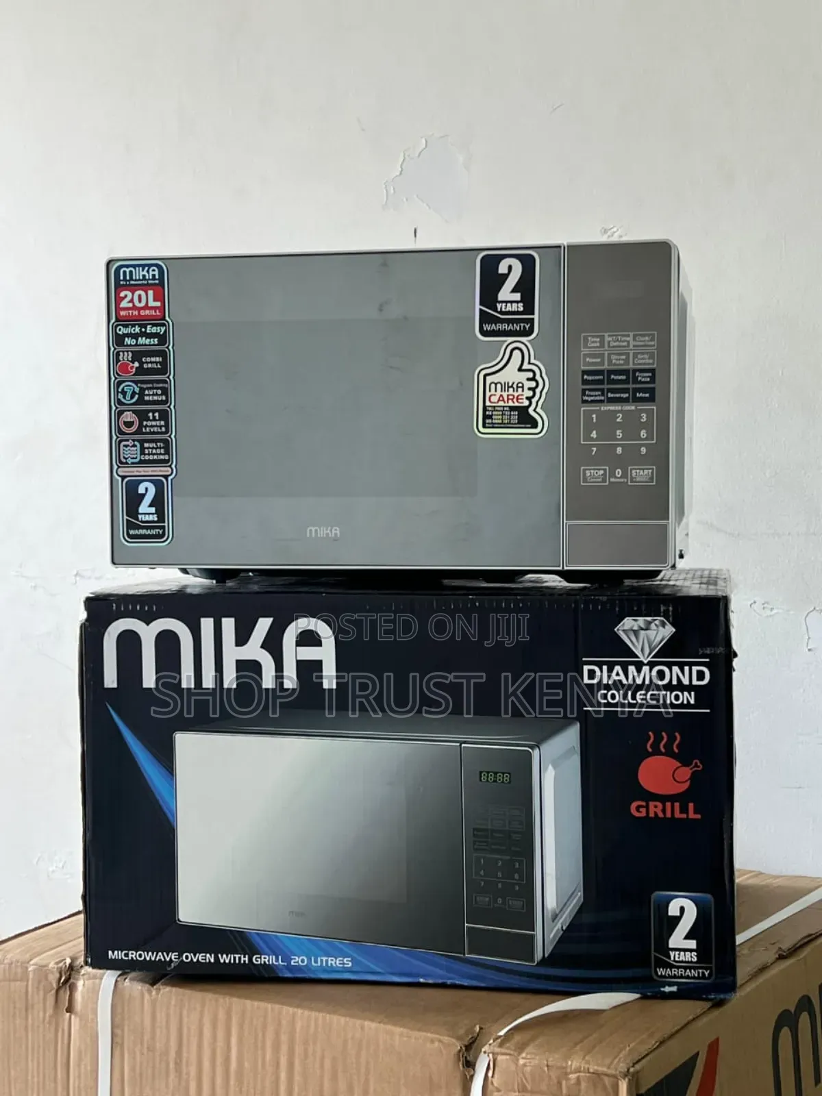 Mika 20l Digital Microwave With Grill