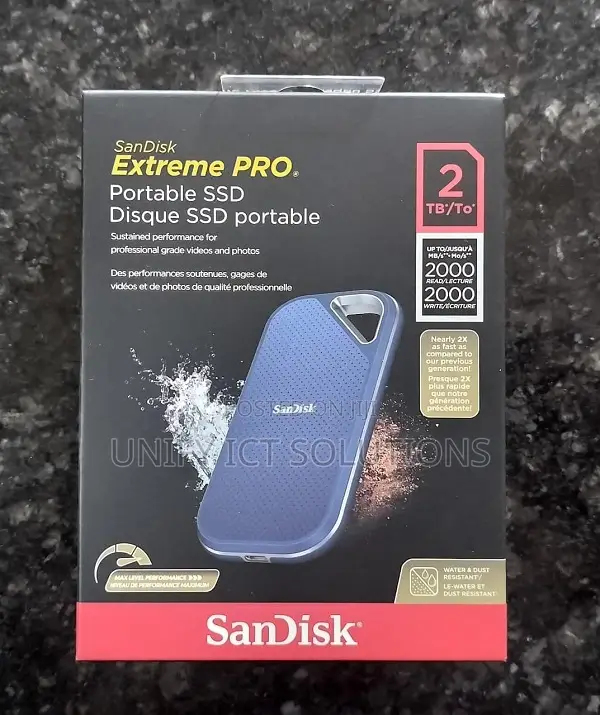 Sandisk E81 2tb Portable SSD || Sandisk E81 2tb Portable SSD