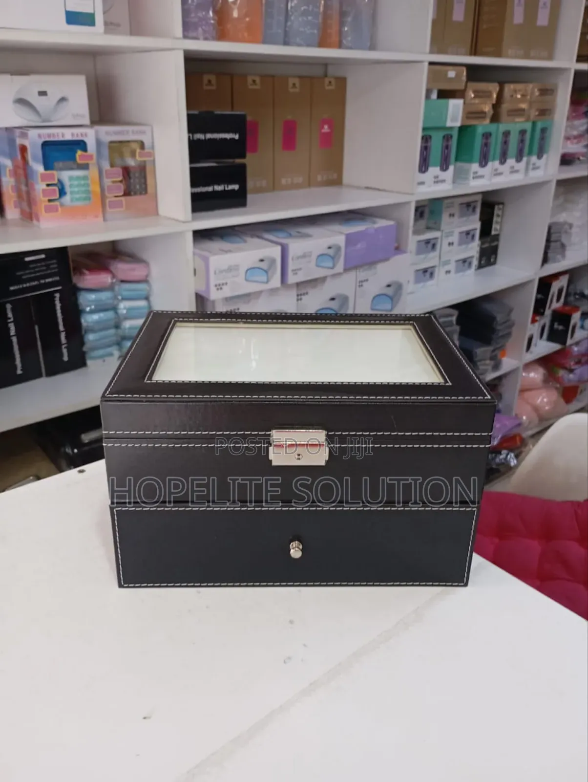 20 Slots Leather Watch Organizer