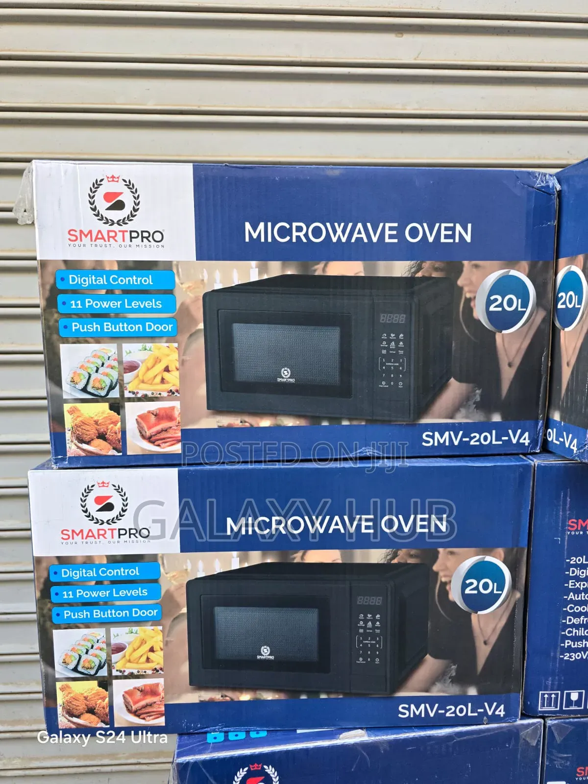 20 Litres Smart Pro Digital Black Microwave