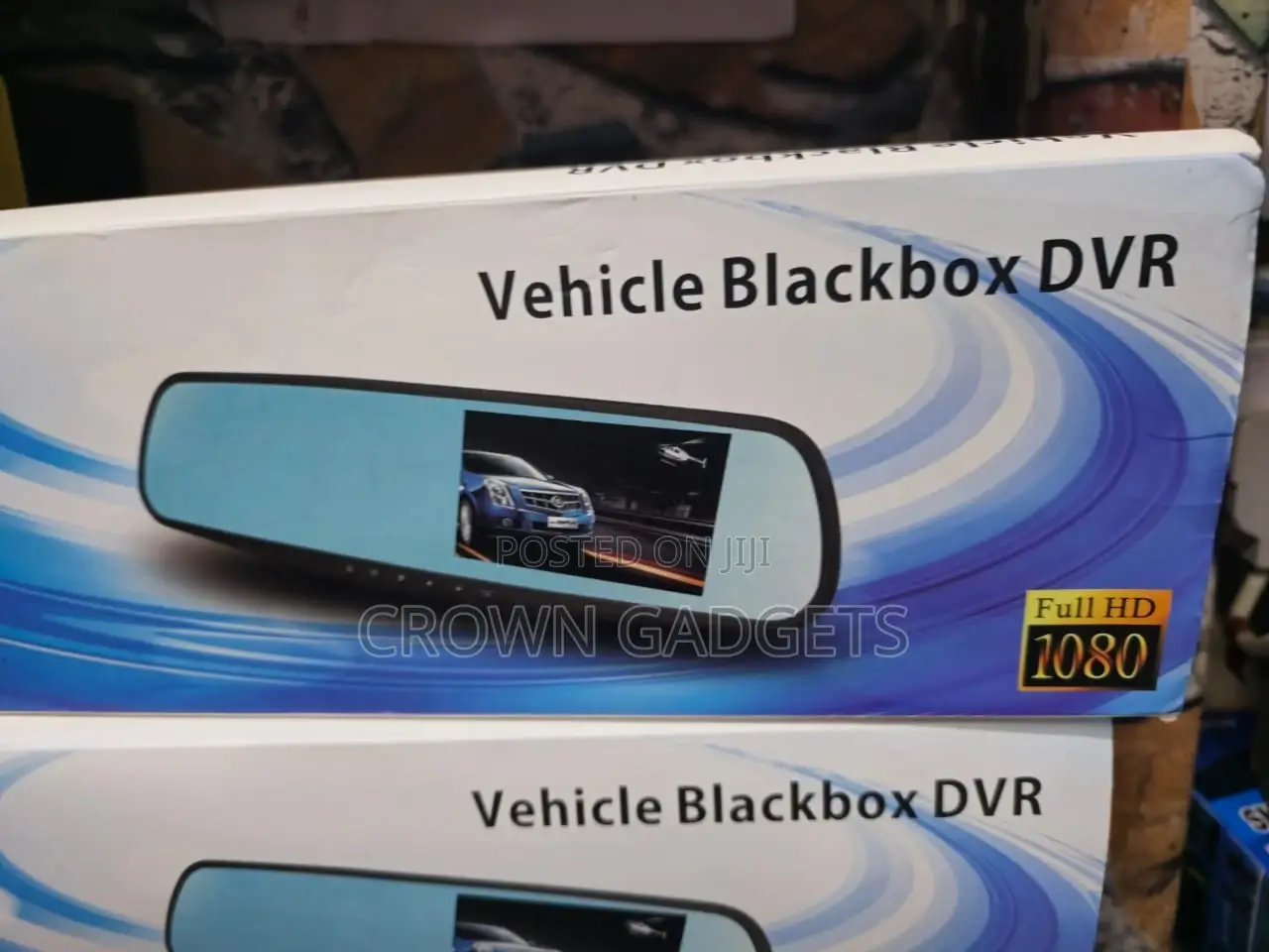 Full Hd 1080p Vehicle Blackbox DVR Mirror Dashcam Dual Lens