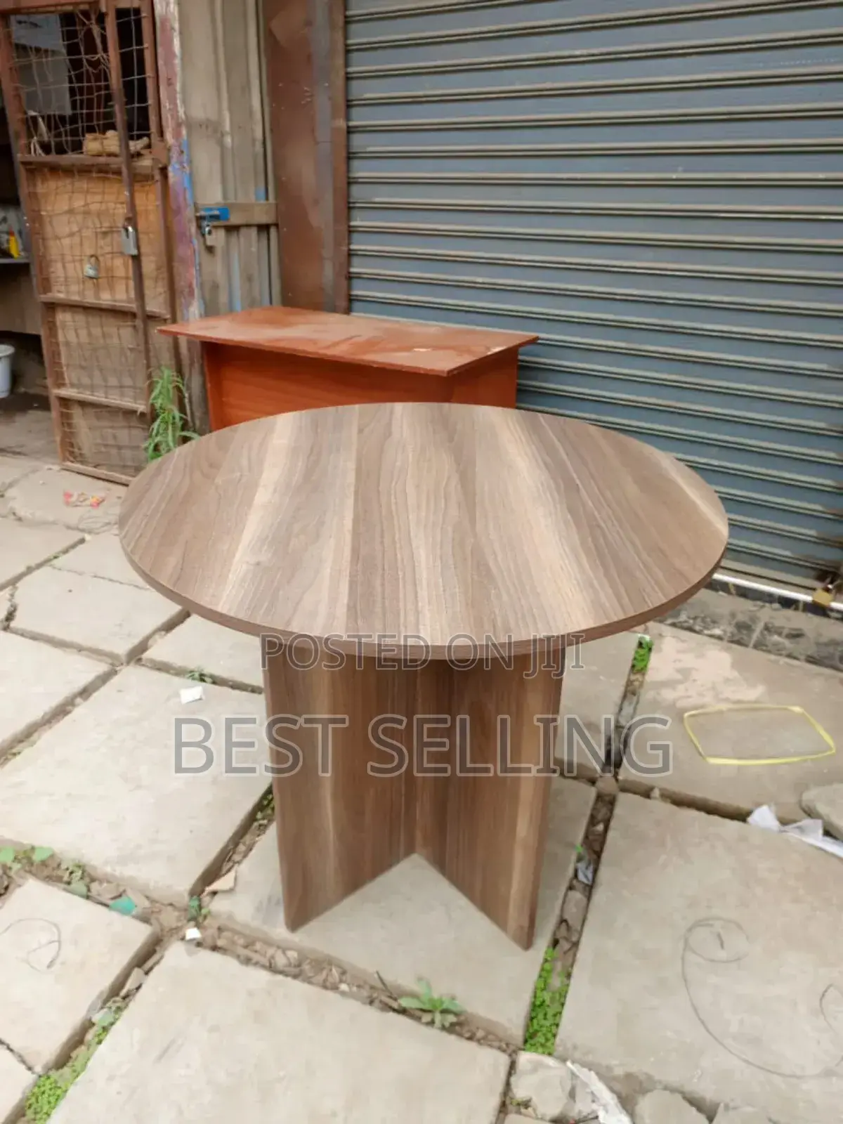 Round Grey Coffee Table