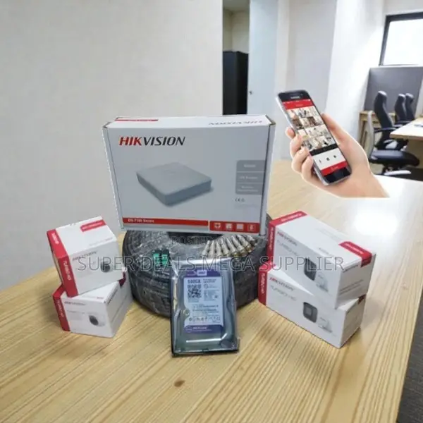 Reliable Quality Hikvision 4 Hd 1080p 2mp CCTV Cameras Full System Kit