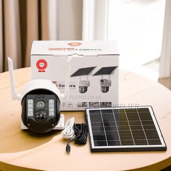 V380 Pro 4g Solar CCTV Camera With Remote PTZ and Human Detection