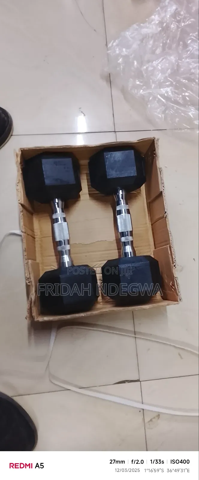 5kgs Hexagonal Dumbbell Set