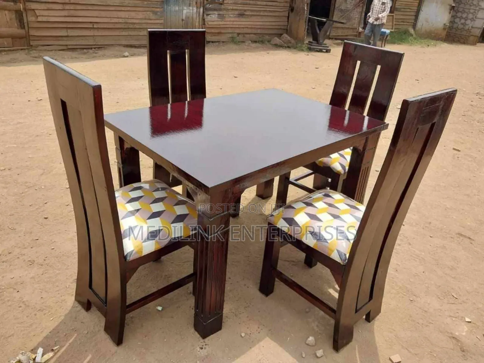Wooden Solid Dinning Table Set