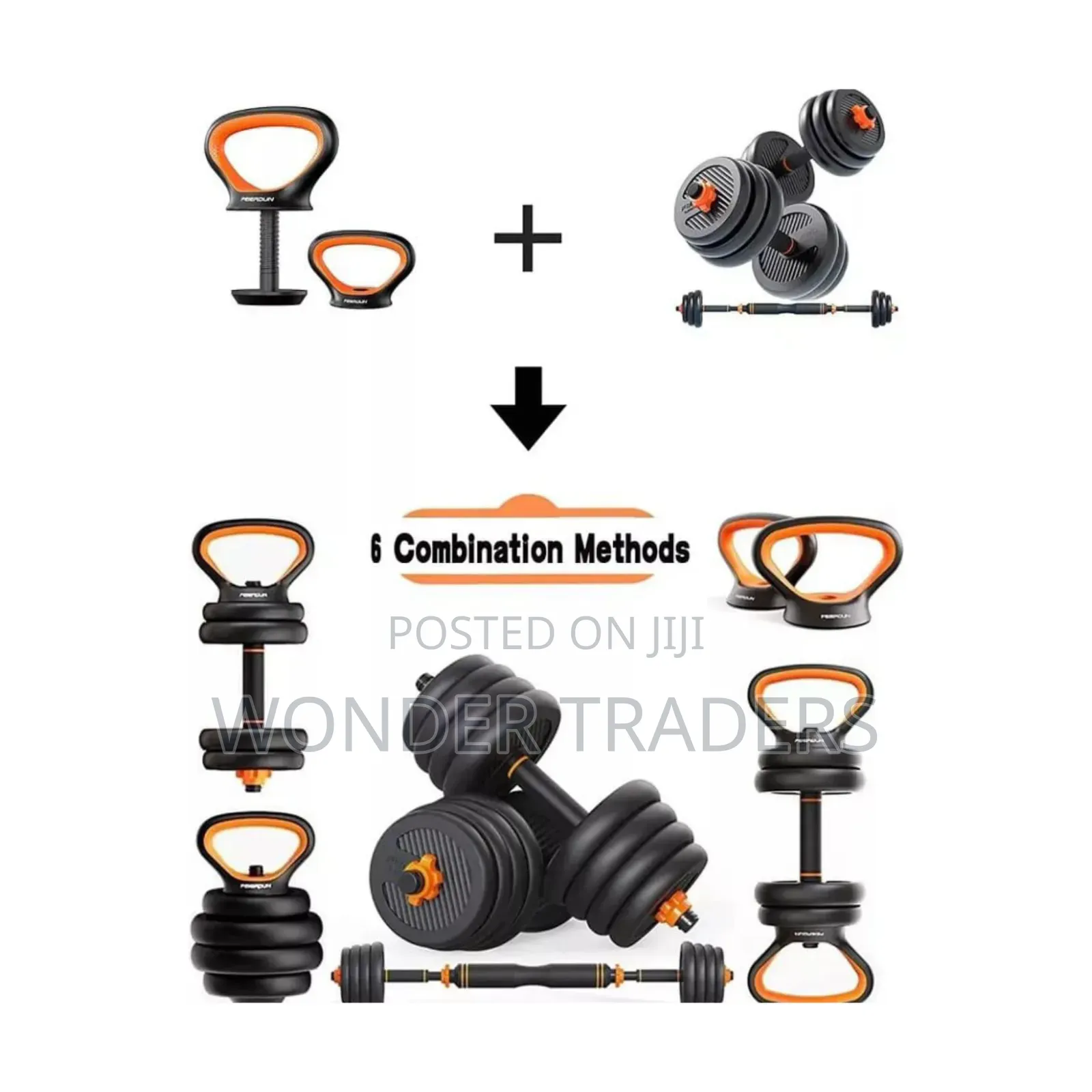 6 in 1 Kettlebells 30kgs
