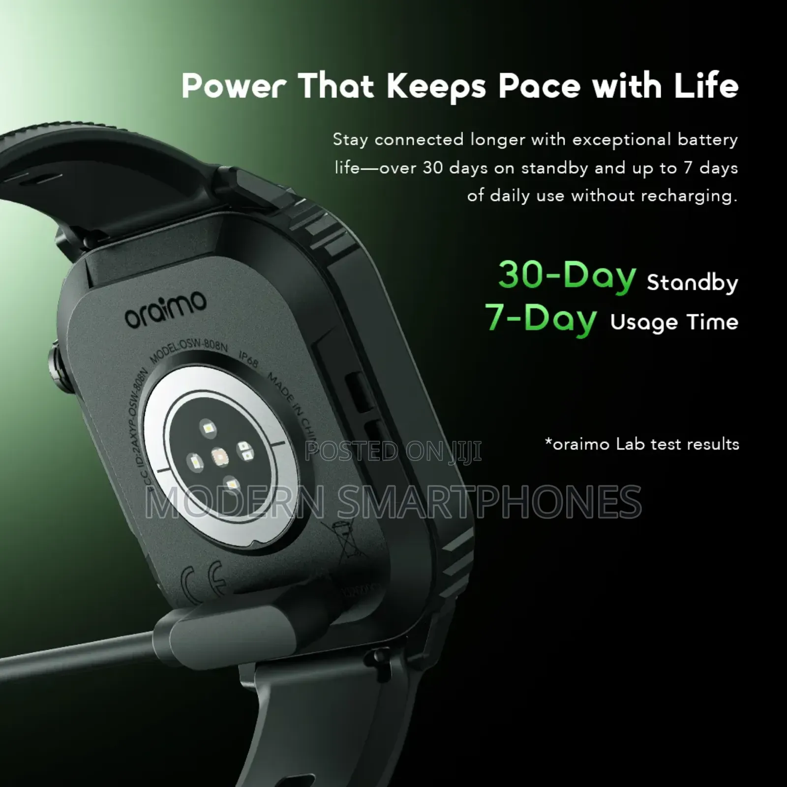 Oraimo Lumos N Smart Watch With 2 Straps