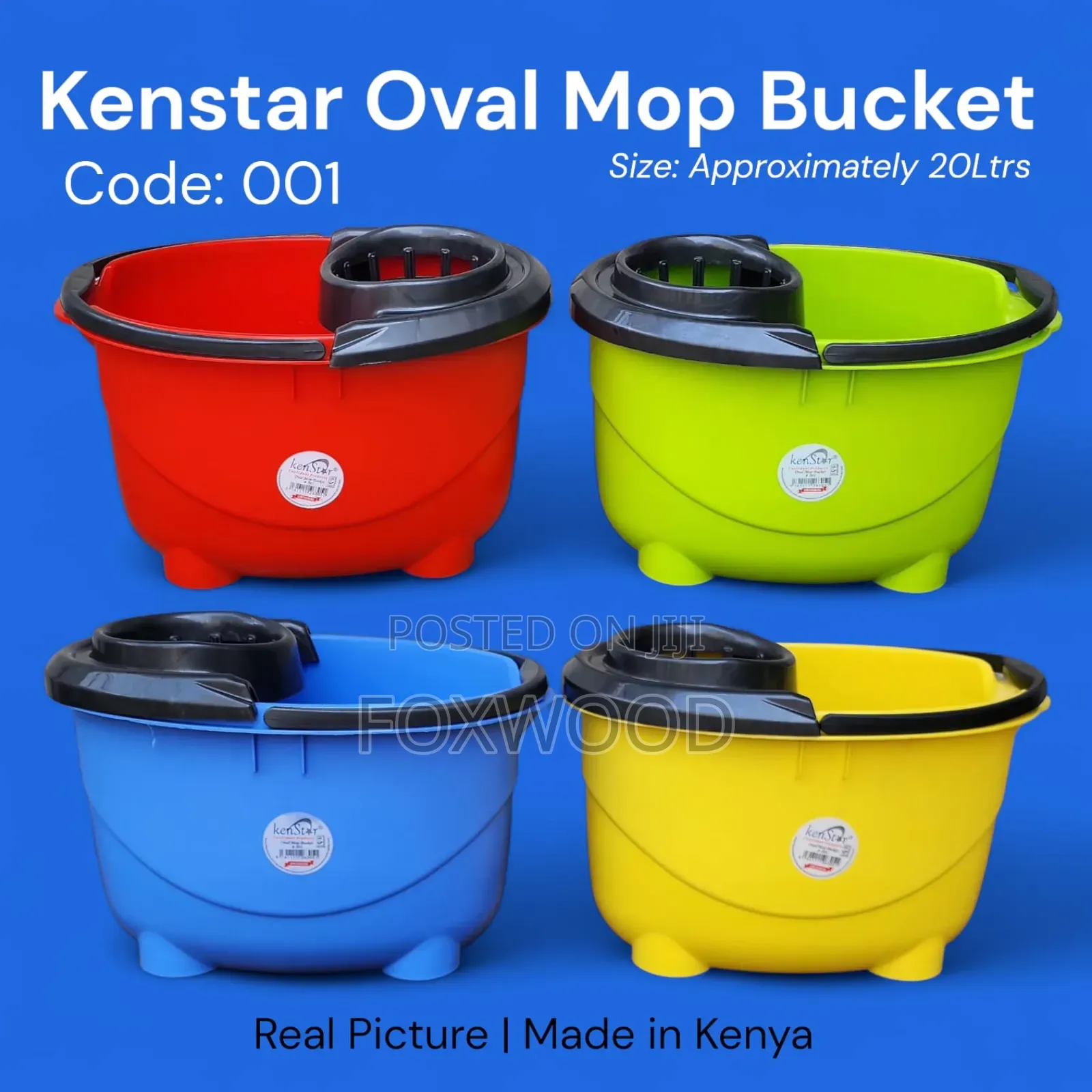 Mop Bucket With Wheels 20litres