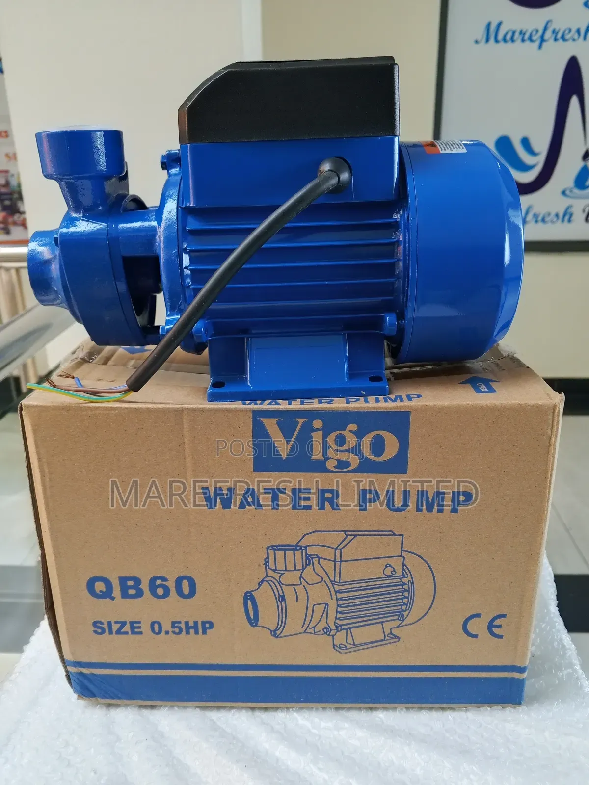 Electric Water Pump 0.5 Hp 0.37kw