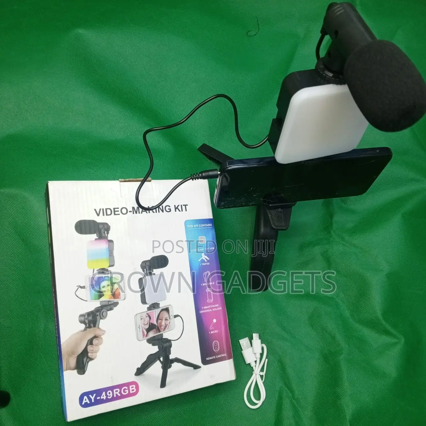 Ay-49 RGB Video Recording Kit for Youtube, Tiktok Streaming