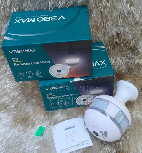 Brand New Bulb With Light and Sound Camera Quality V380
