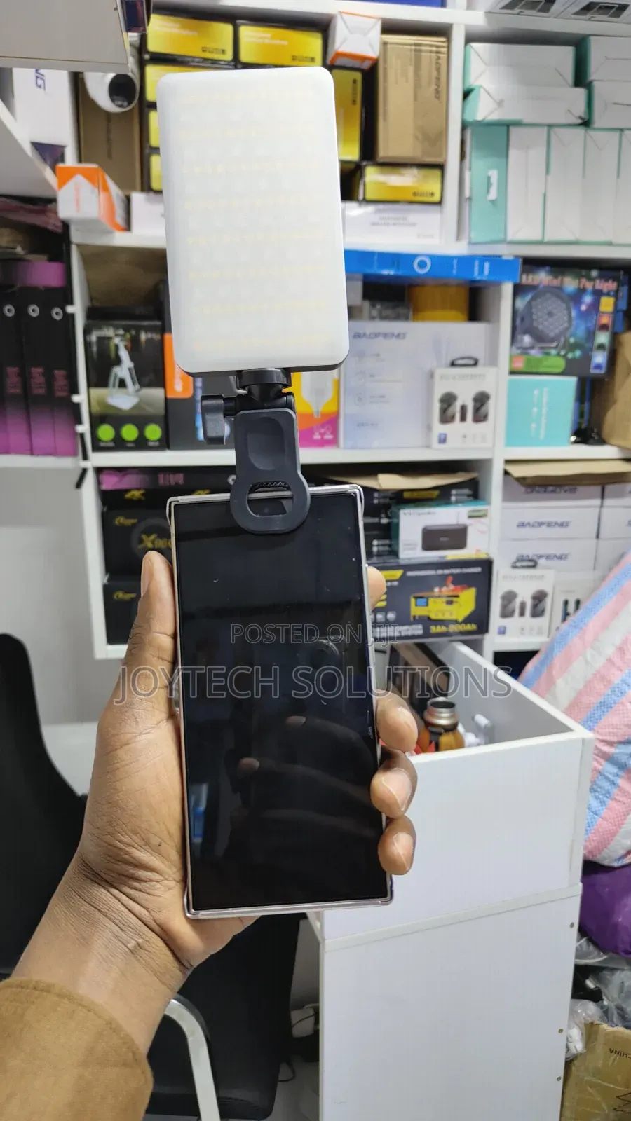 RGB Rechargeable Phone Light