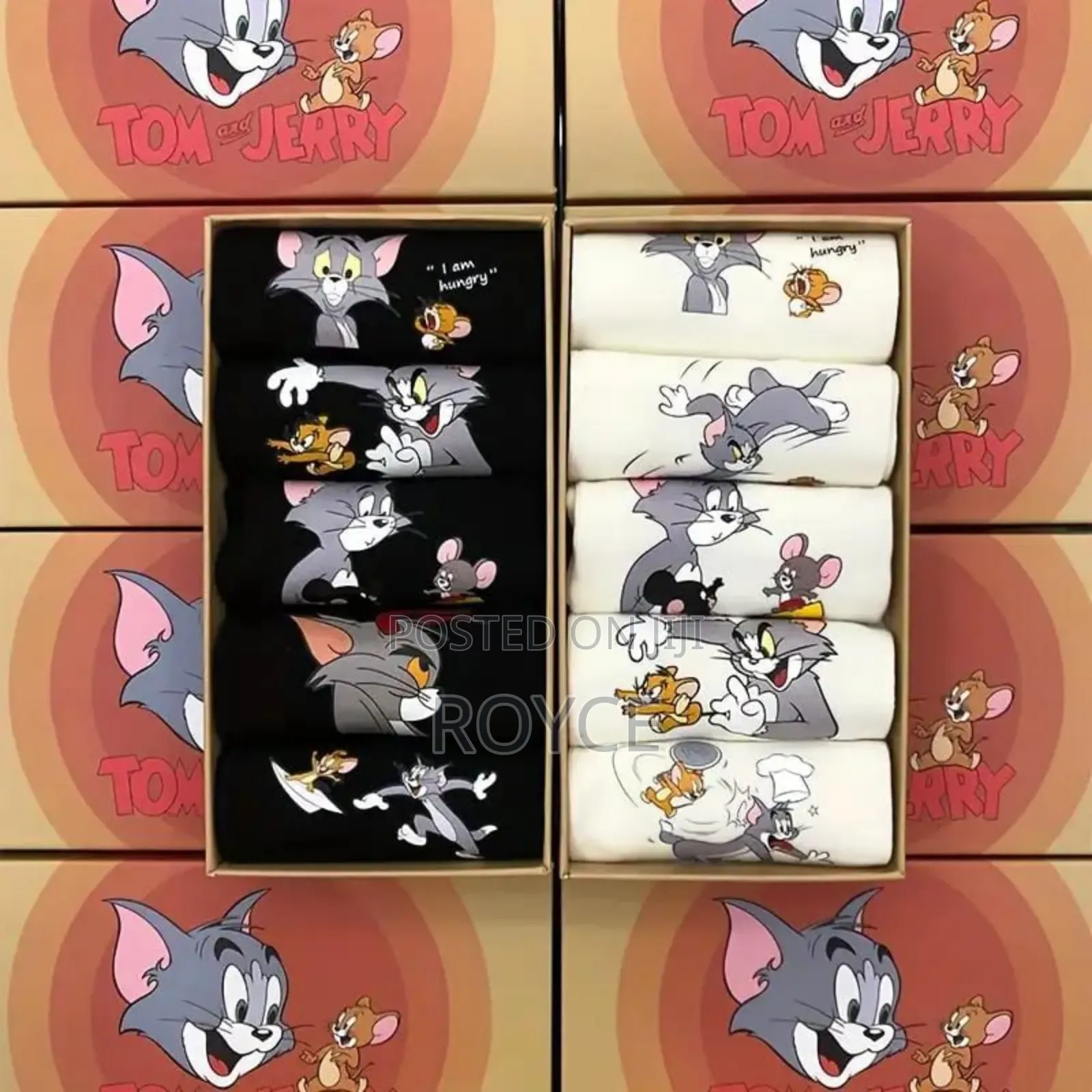 5 Pairs Tom Jerry Ankle Cotton Socks