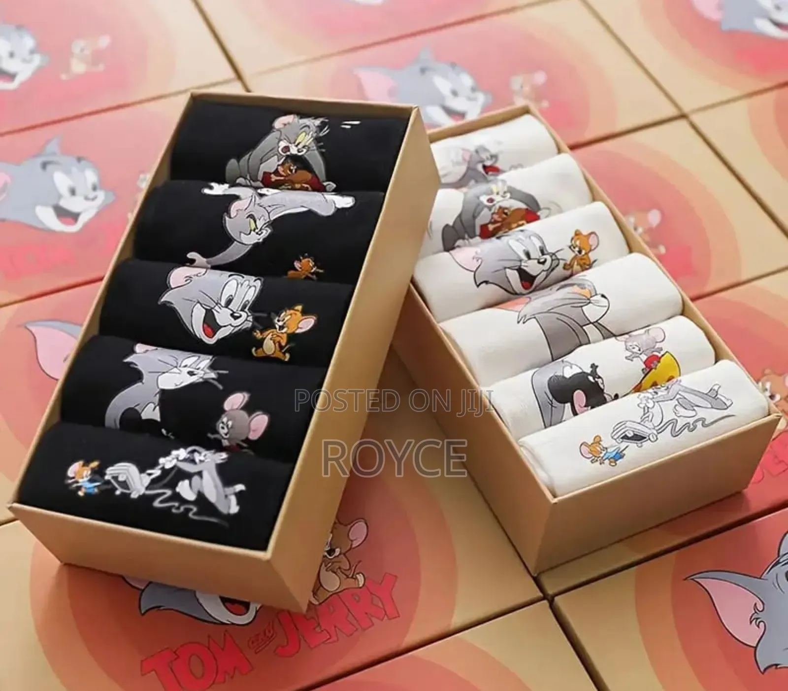 5 Pairs Tom Jerry Ankle Cotton Socks