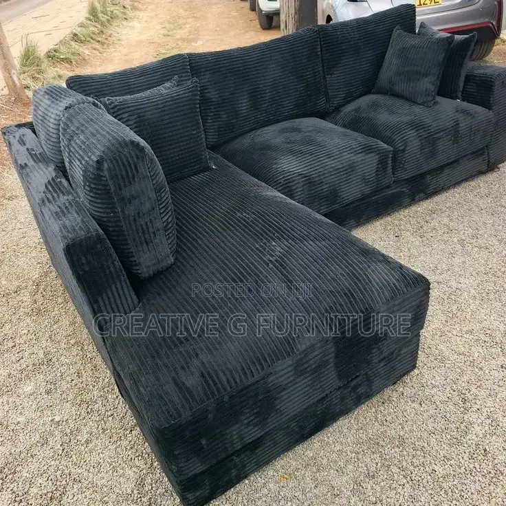 Polished L Sofa 6 Seater