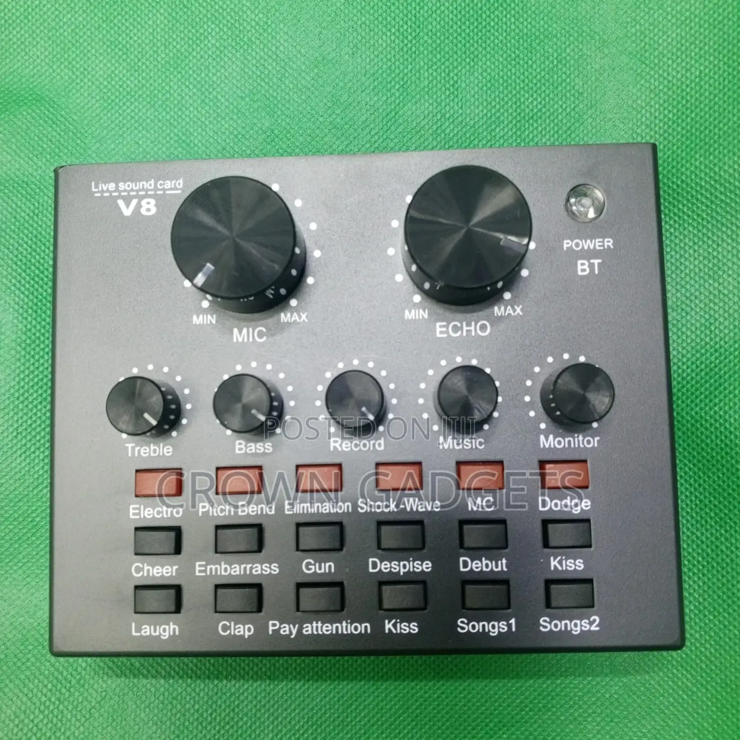 V8 Usb Sound Card For Smartphone And Pc Recording