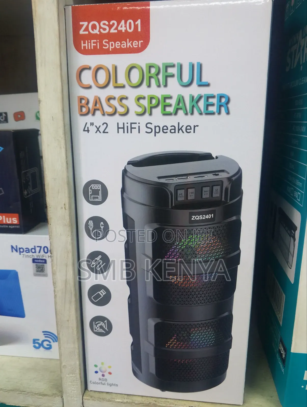Zqs2401 Wireless Bluetooth Speaker 4 Inch