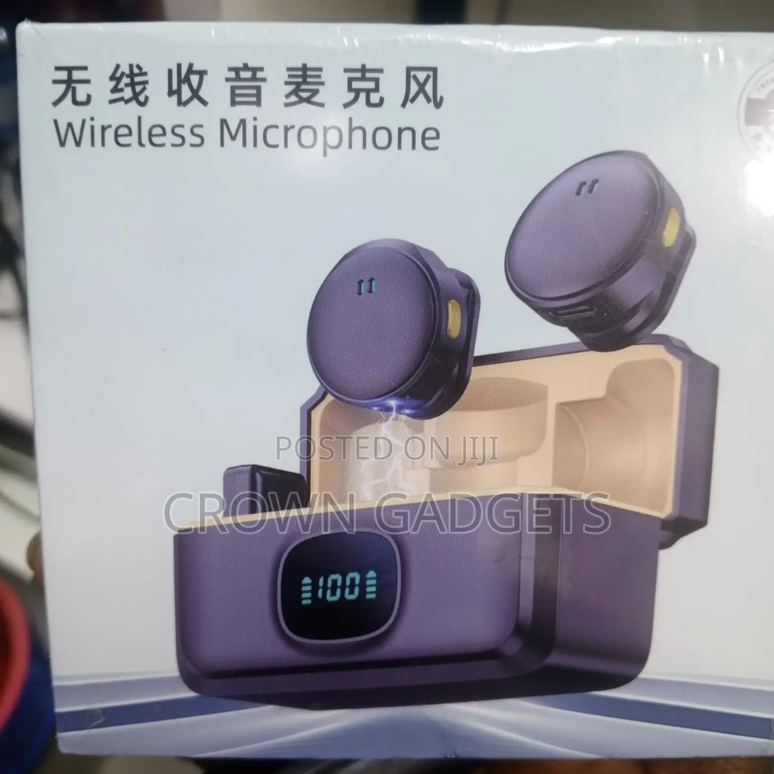 Q8 10h Wireless Dual Mic With Led Clear Noise Filtering