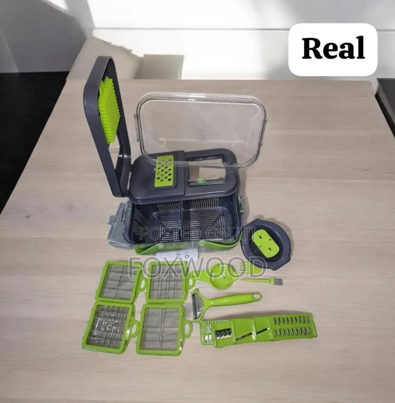 22-Piece Multifunctional Vegetable and Fruit Chopper Set.