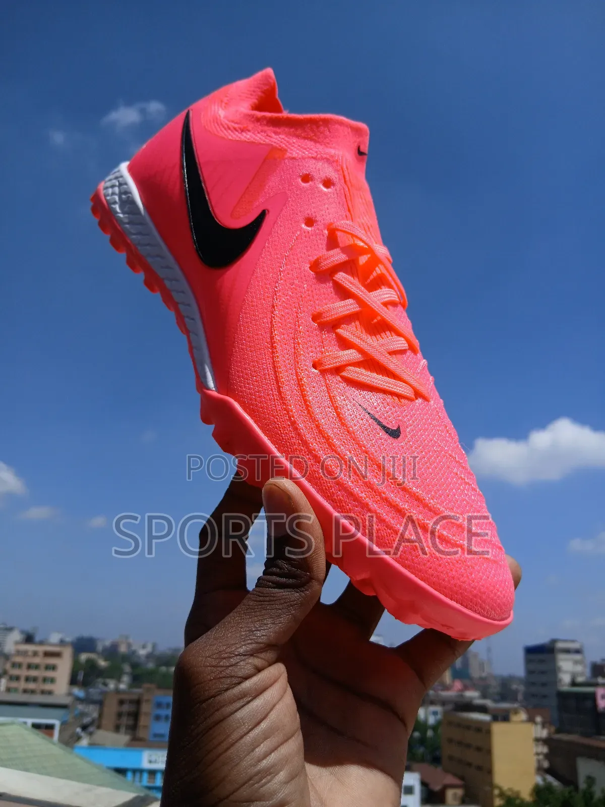 Phantom Luna Pink Astro Turf Football Trainers Boots