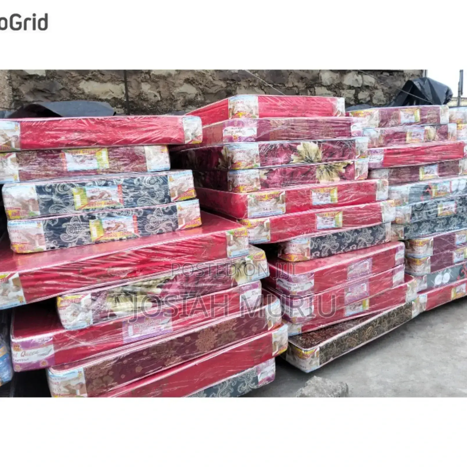 6×6 Medium Density Ndovu 6inch Plain Mattress