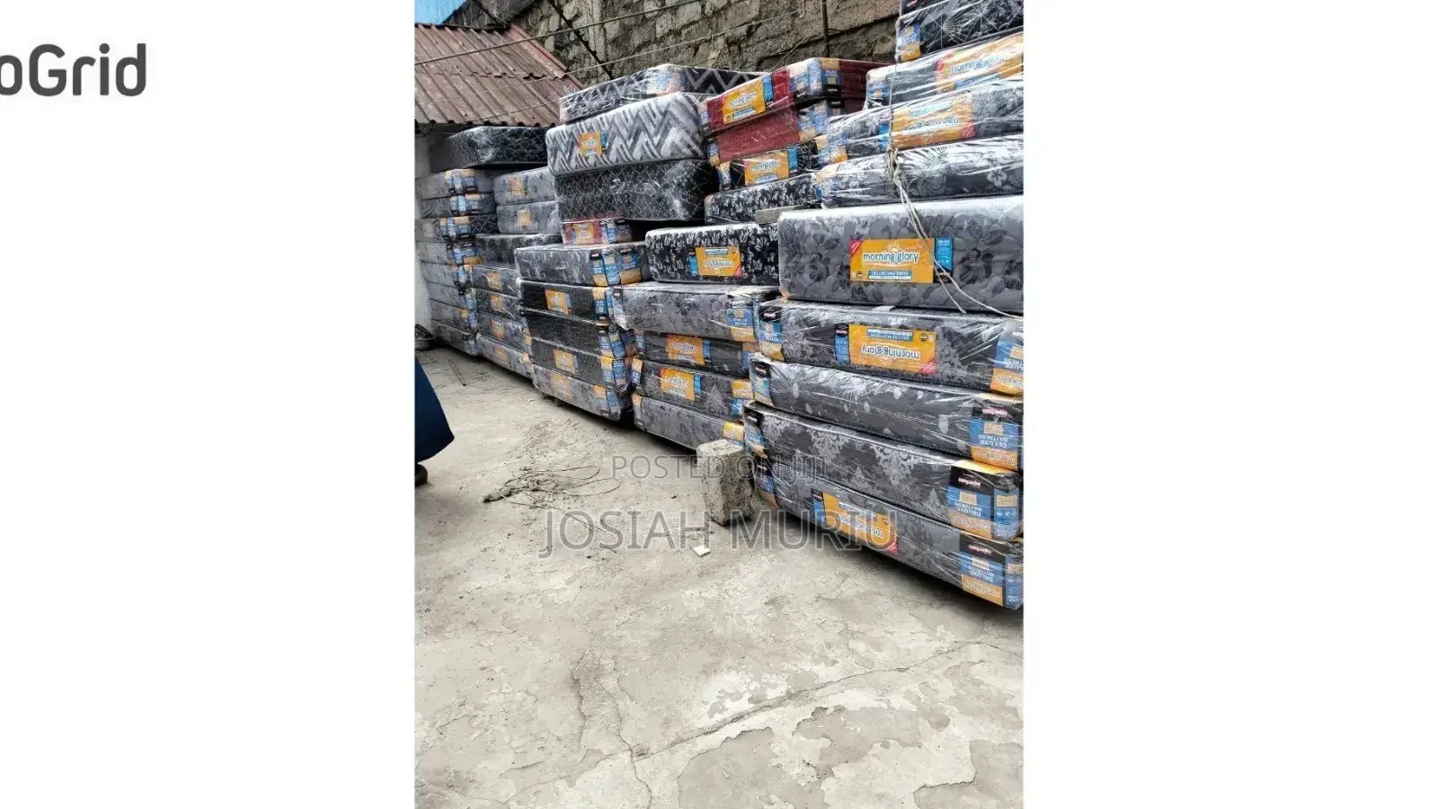 4.5ft×6ft Morning Glory Medium Density Quilted 8inch Mattress