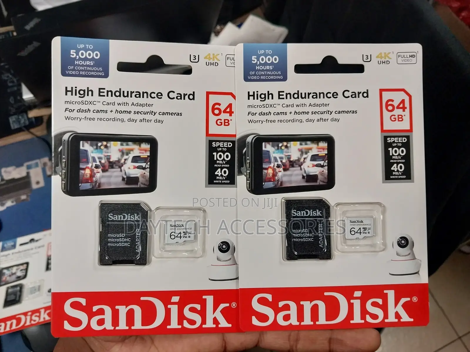 Sandisk High Endurance 64gb Micro Sd Memory Card for Dashcam and CCTV