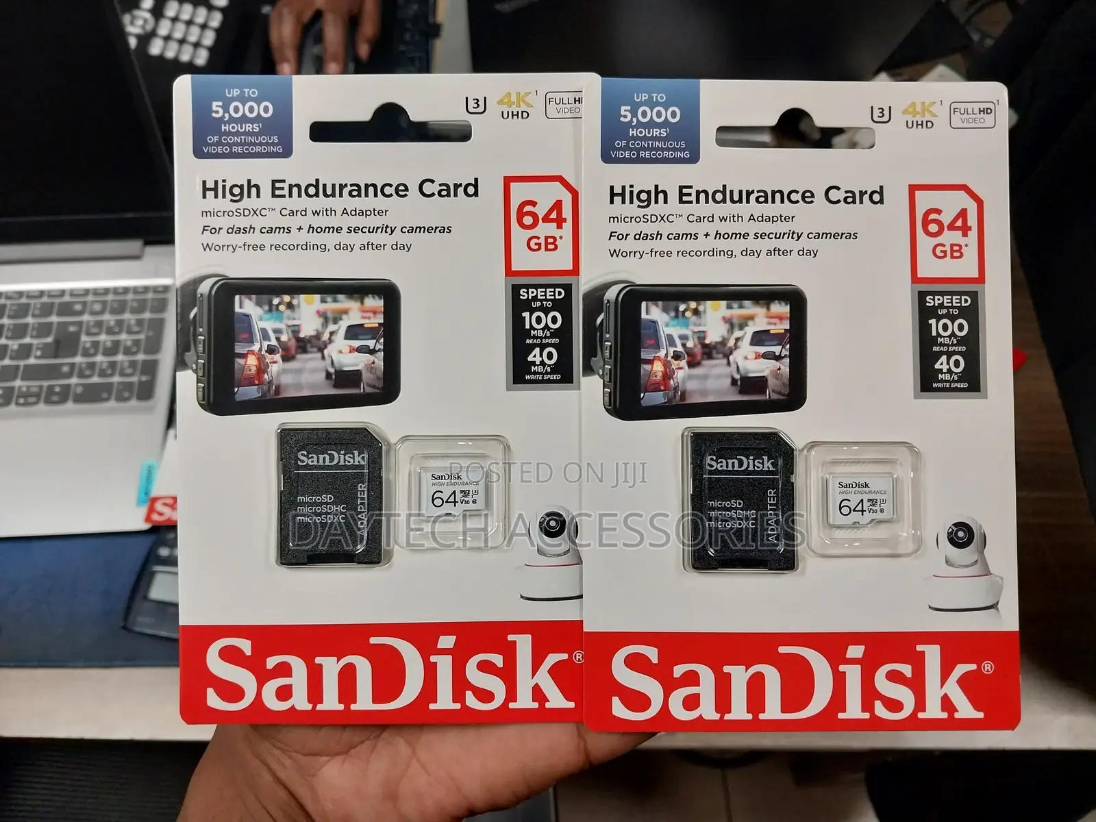 Sandisk High Endurance 64gb Micro Sd Memory Card for Dashcam and CCTV