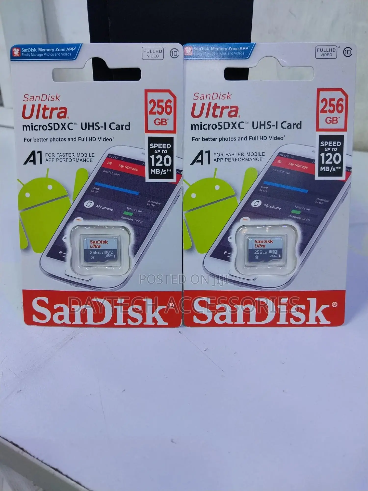 Sandisk Ultra 256gb Micro Sd Card SDXC A1 Uhs-I 120mb/S