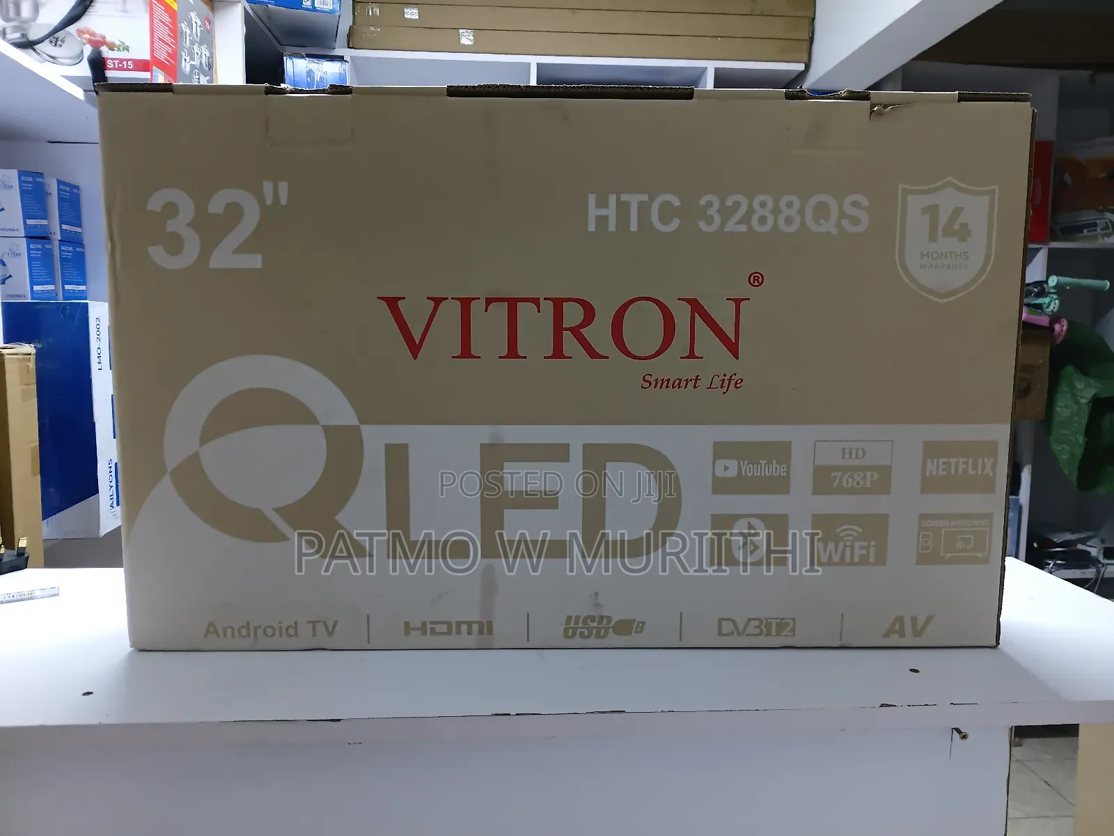 Vitron 32 Inches Smart Qled Tv With Bluetooth
