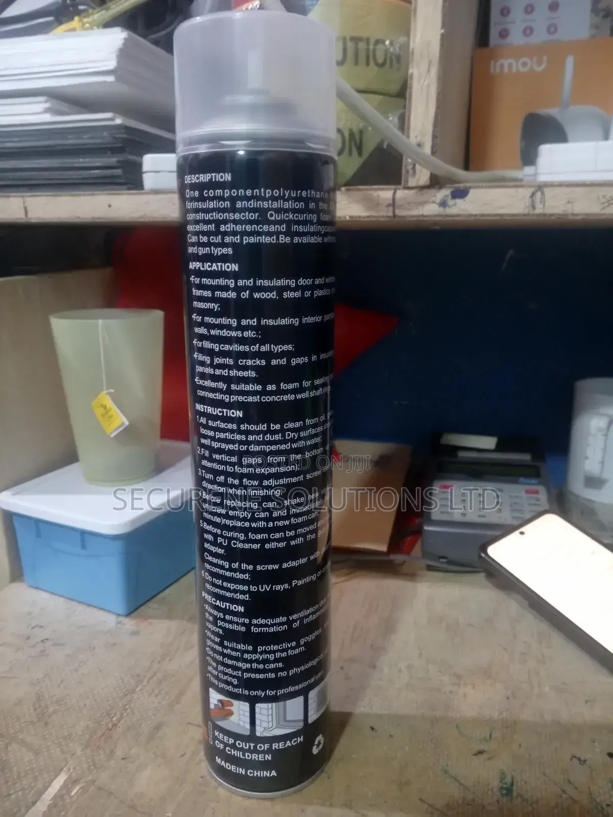 750ml Knicker Pu Foam, a Polyurethane Foam Sealant Spray.