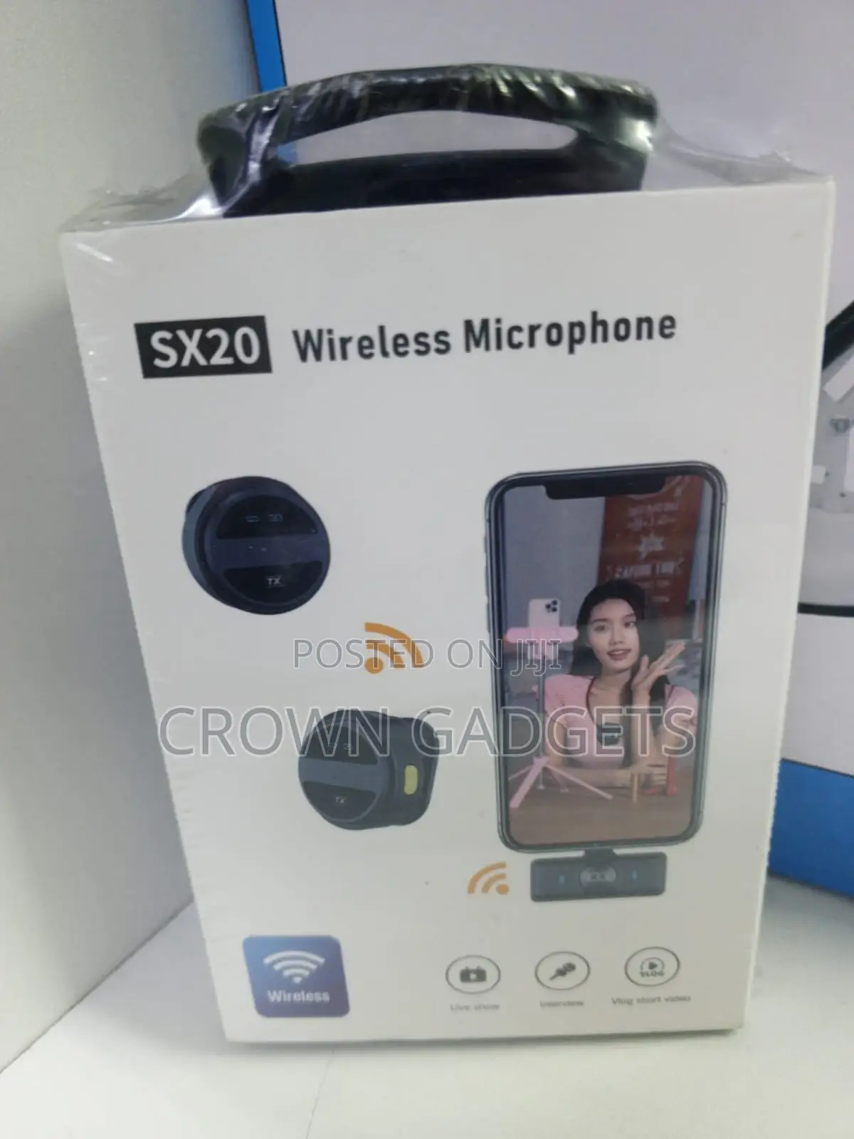 Sx20 Noise-Reduction Wireless Mic for Vlogging Interviews