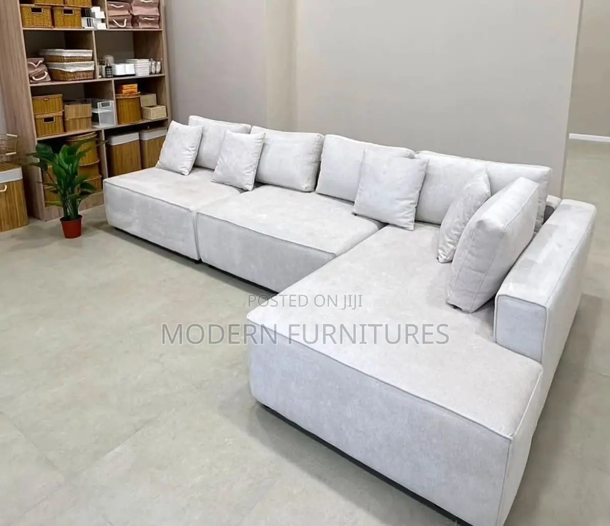 Modern 7 Seater L Shaped Sofa