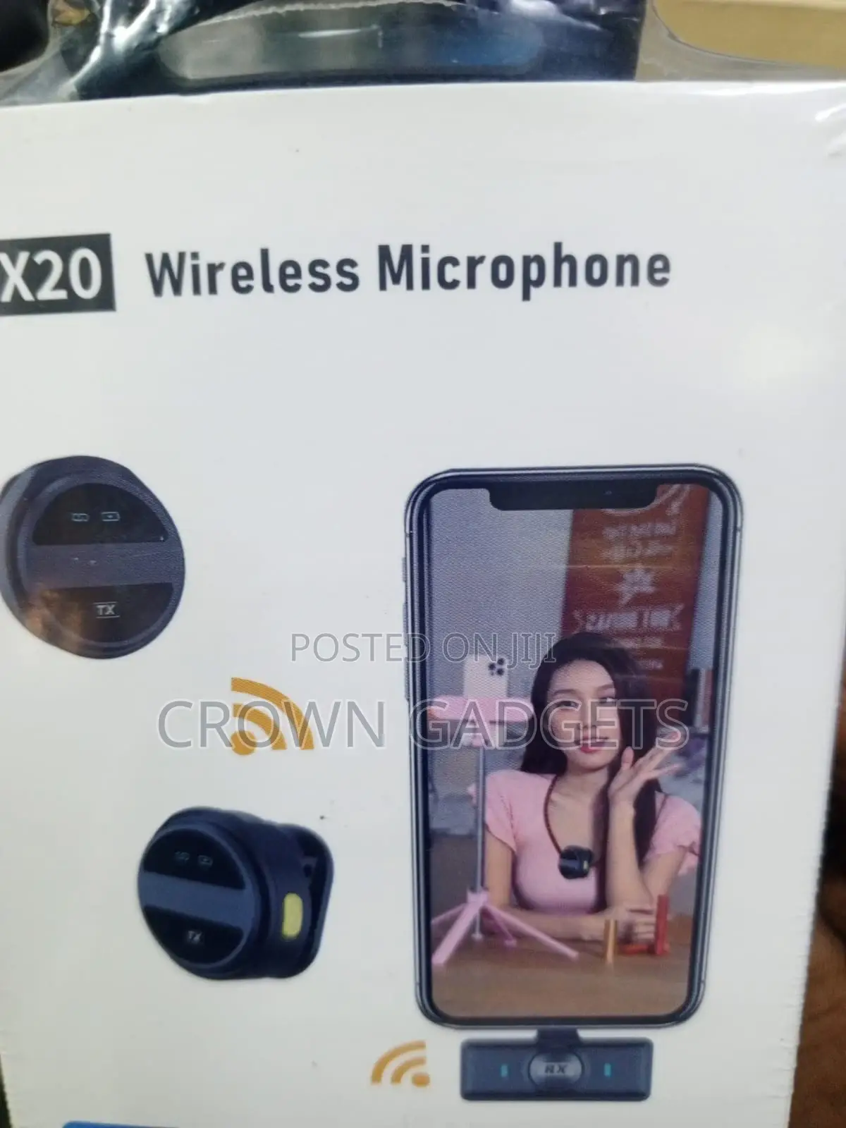Sx20 Plug-and-Play Wireless Mic With 20m Transmission