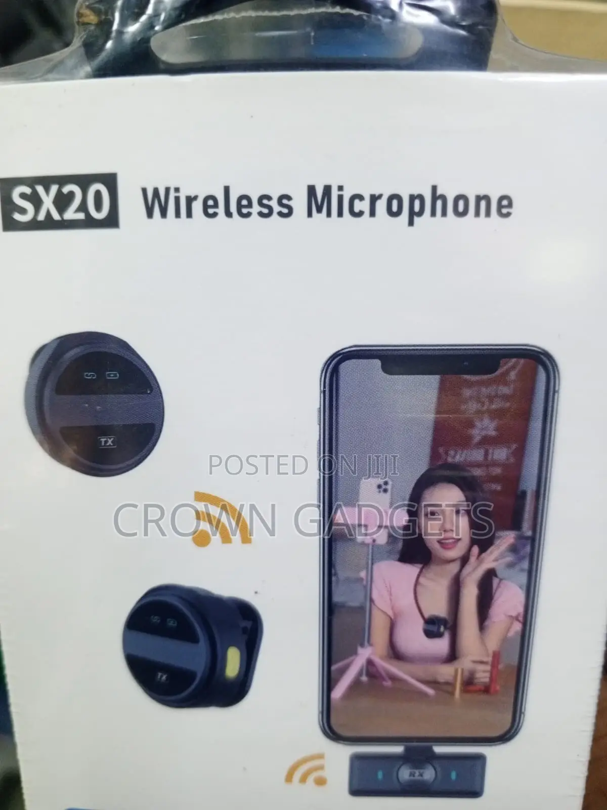 Sx20 Plug-and-Play Wireless Mic With 20m Transmission