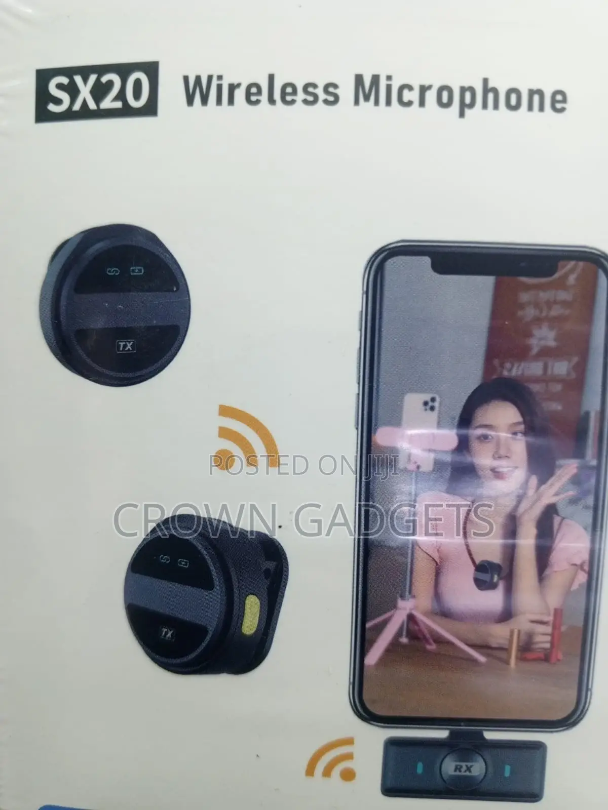 Sx20 Plug-and-Play Wireless Mic With 20m Transmission