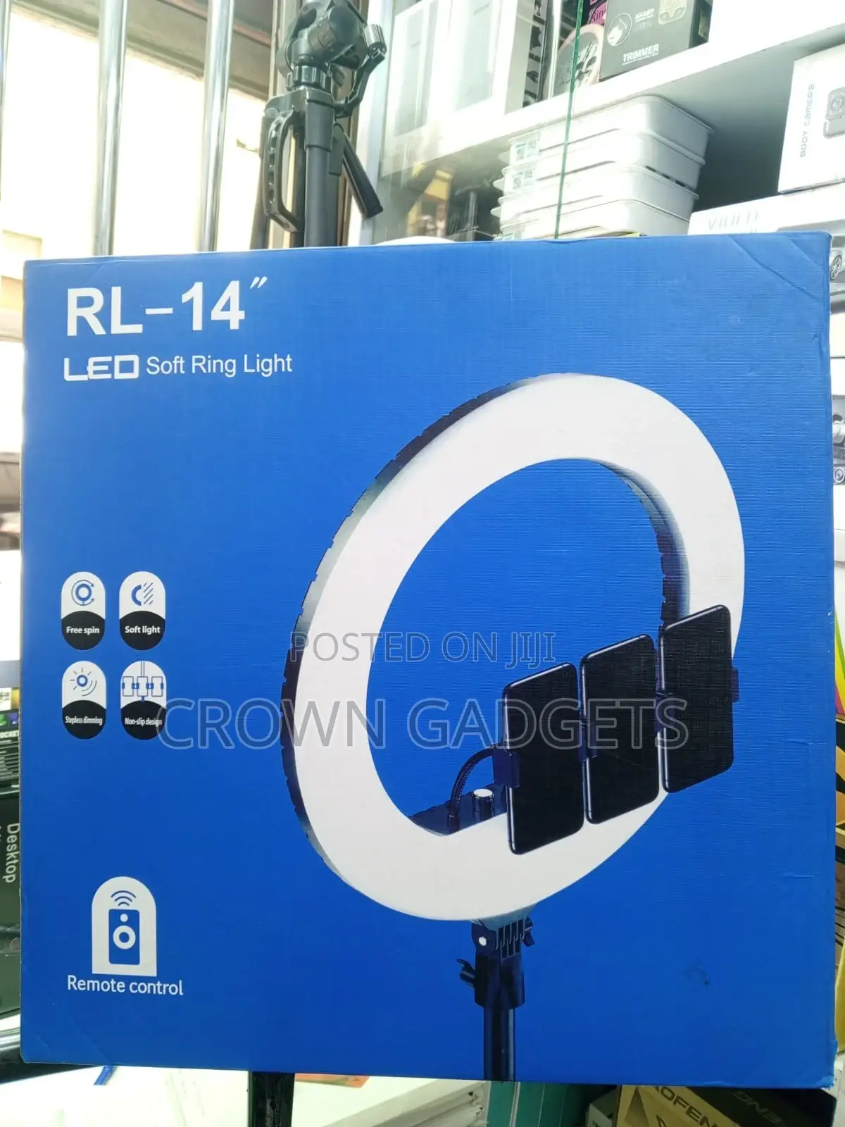 Rl-14 Led Soft Ring Light With Tripod Remote Control