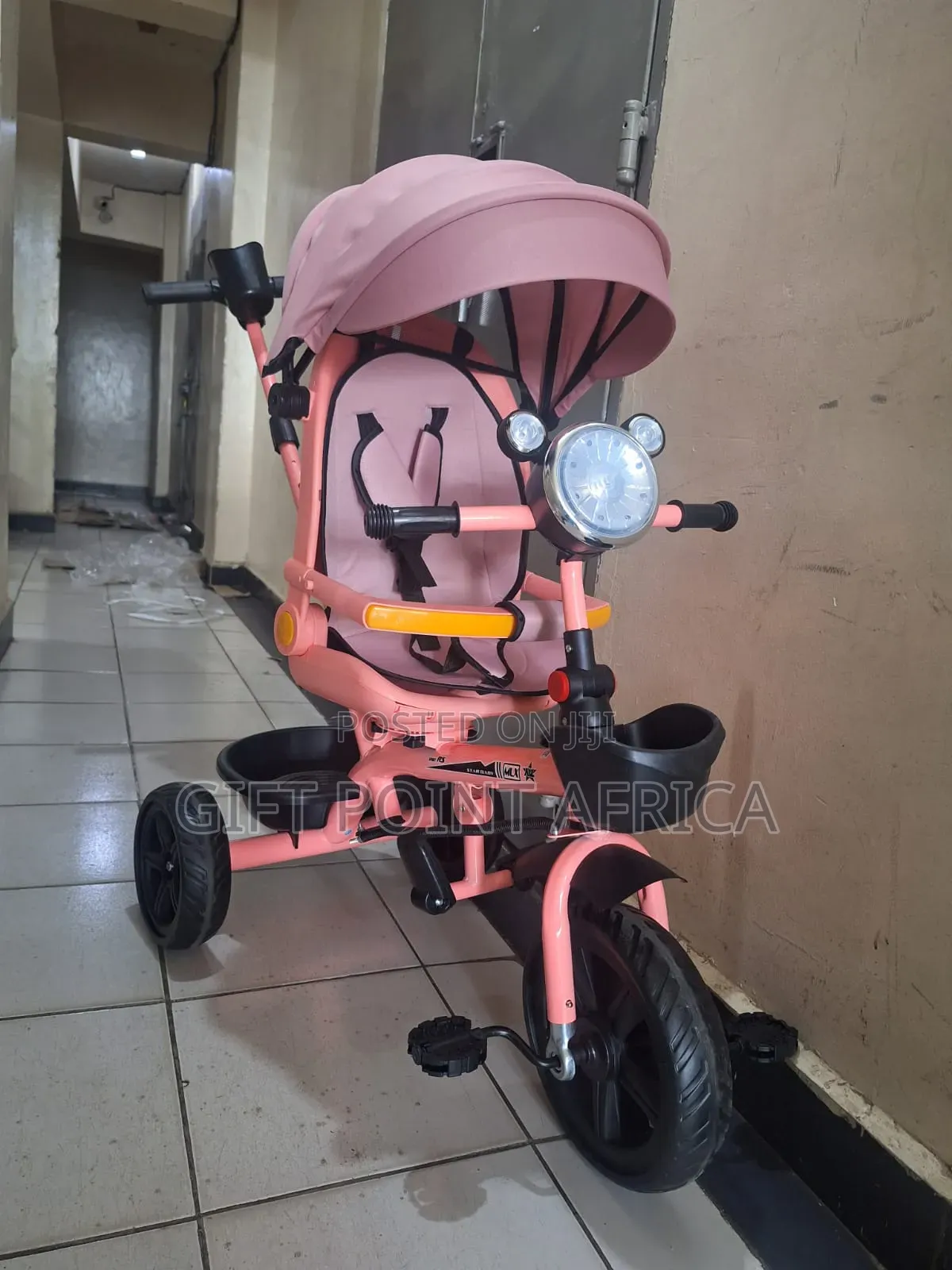 4 In1 Baby Stroller Bike Rubber Tire Stroller Rotateable Stroller Baby
