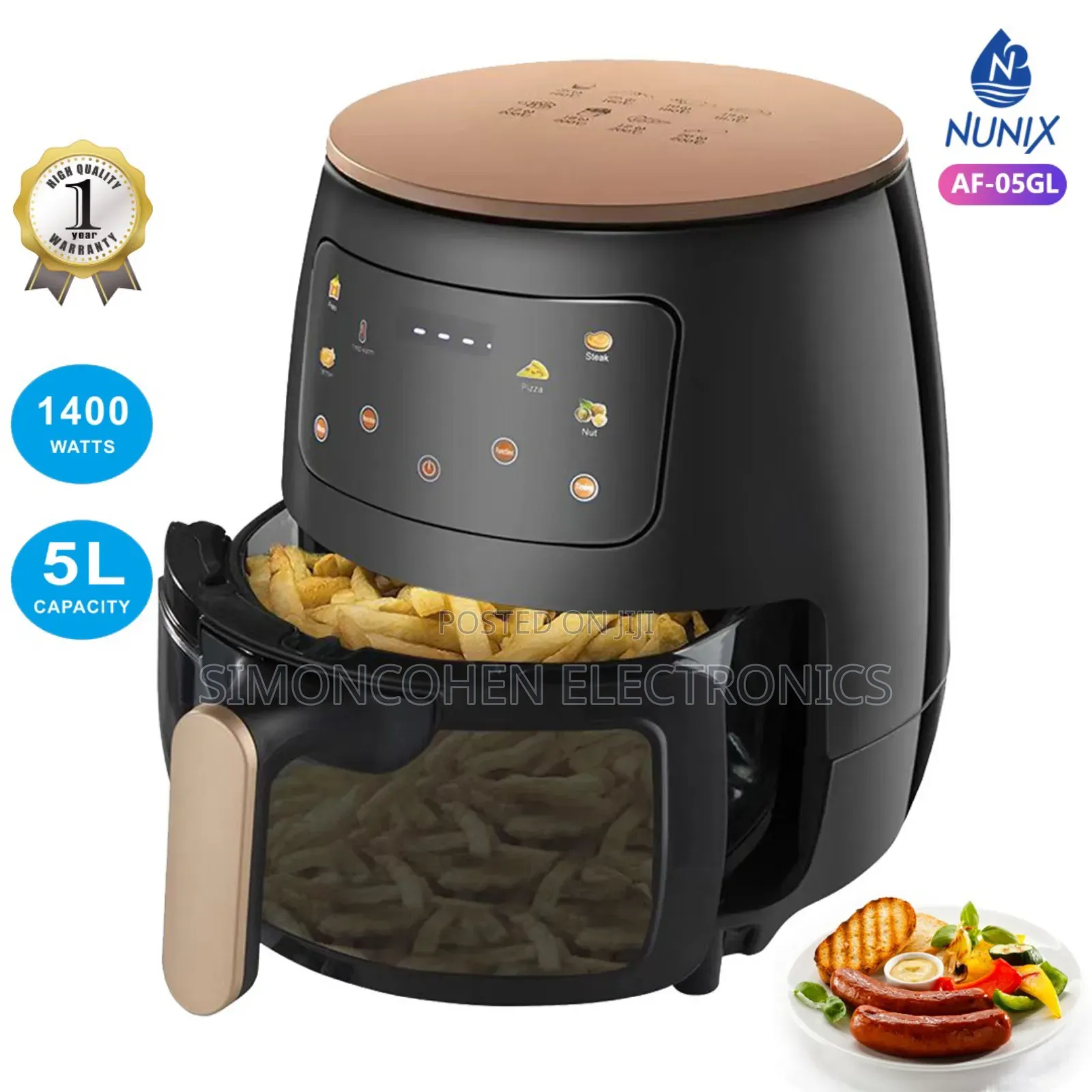 5l Nunix Air Fryer