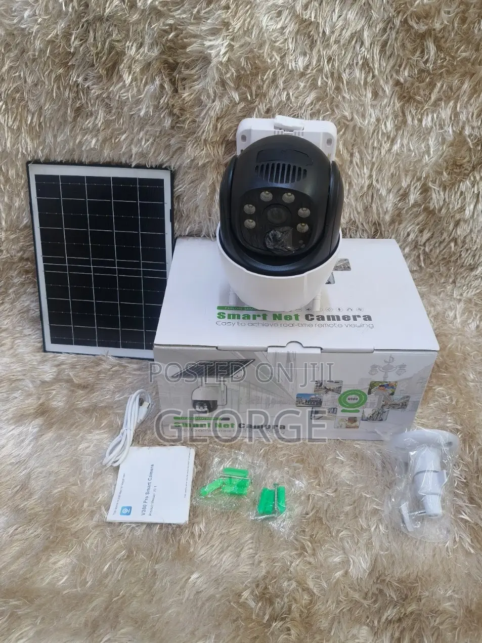V380 Pro App Single Lens-4g Simcard Wireless Solar PTZ