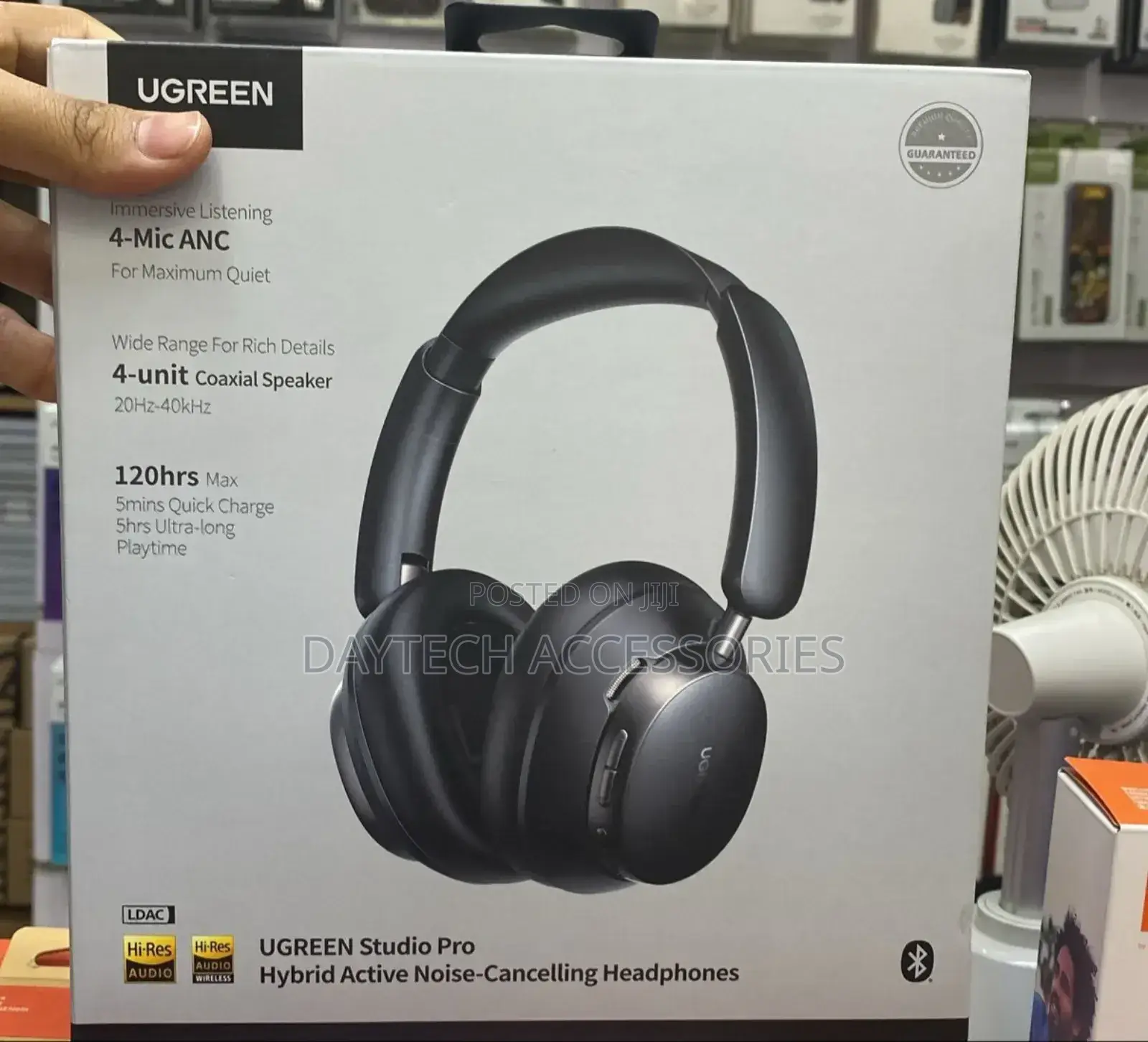 The Ugreen Studio Pro Hybrid Active Noise-Cancelling Headphone.