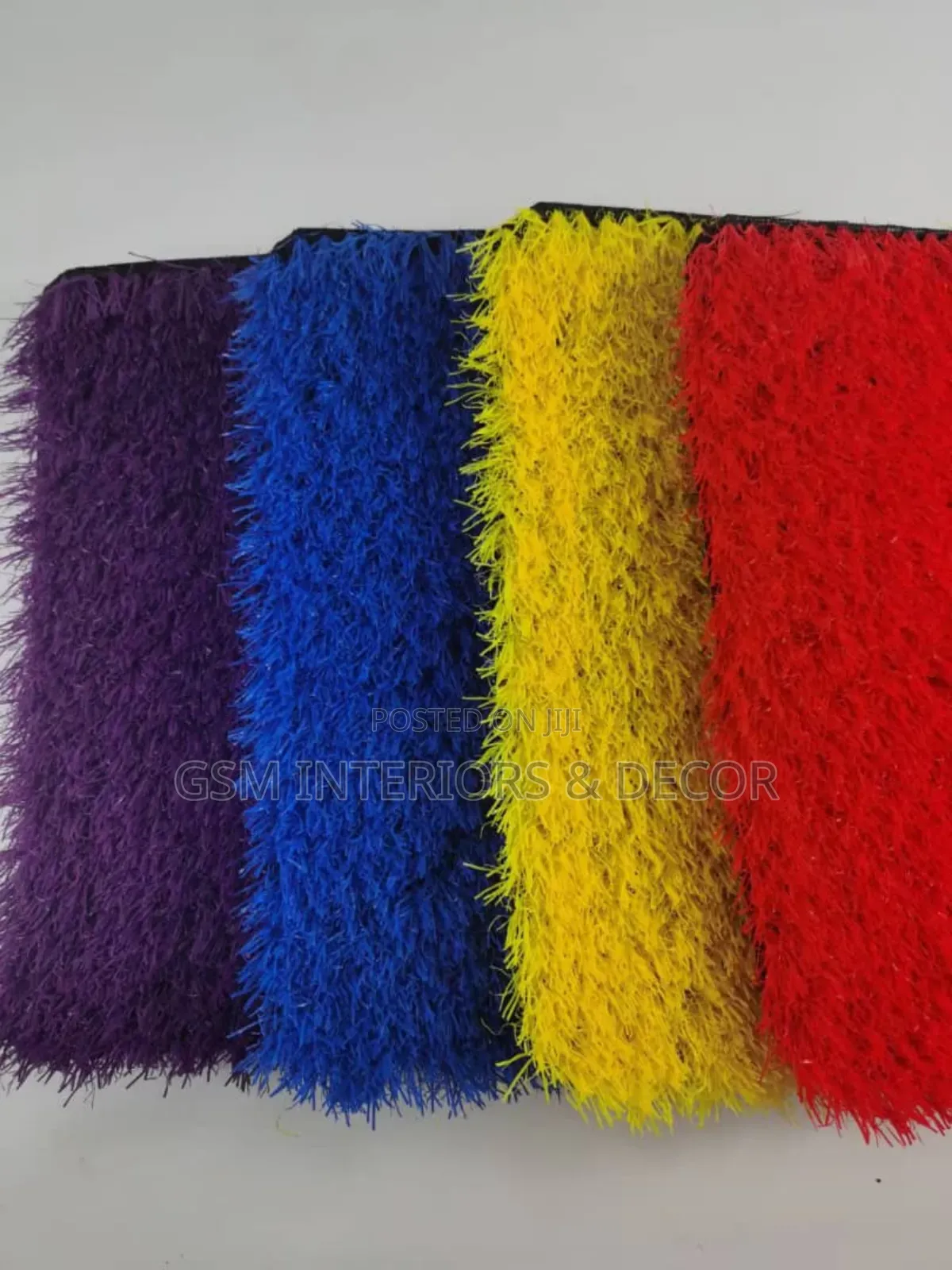 Artificial Multicolour and Red Grass Carpets 40mm
