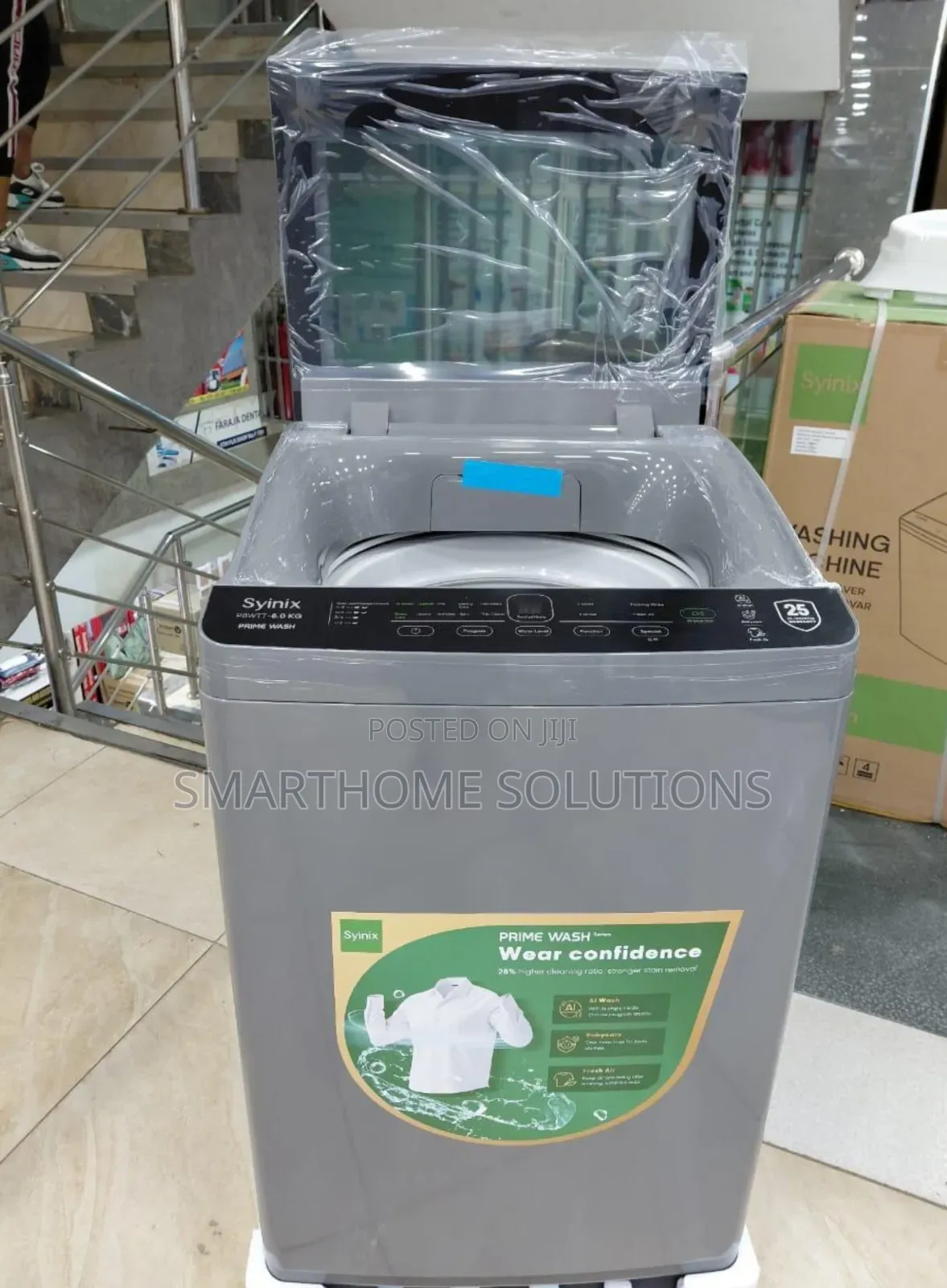 Syinix 8kg Top Load Fully Automatic