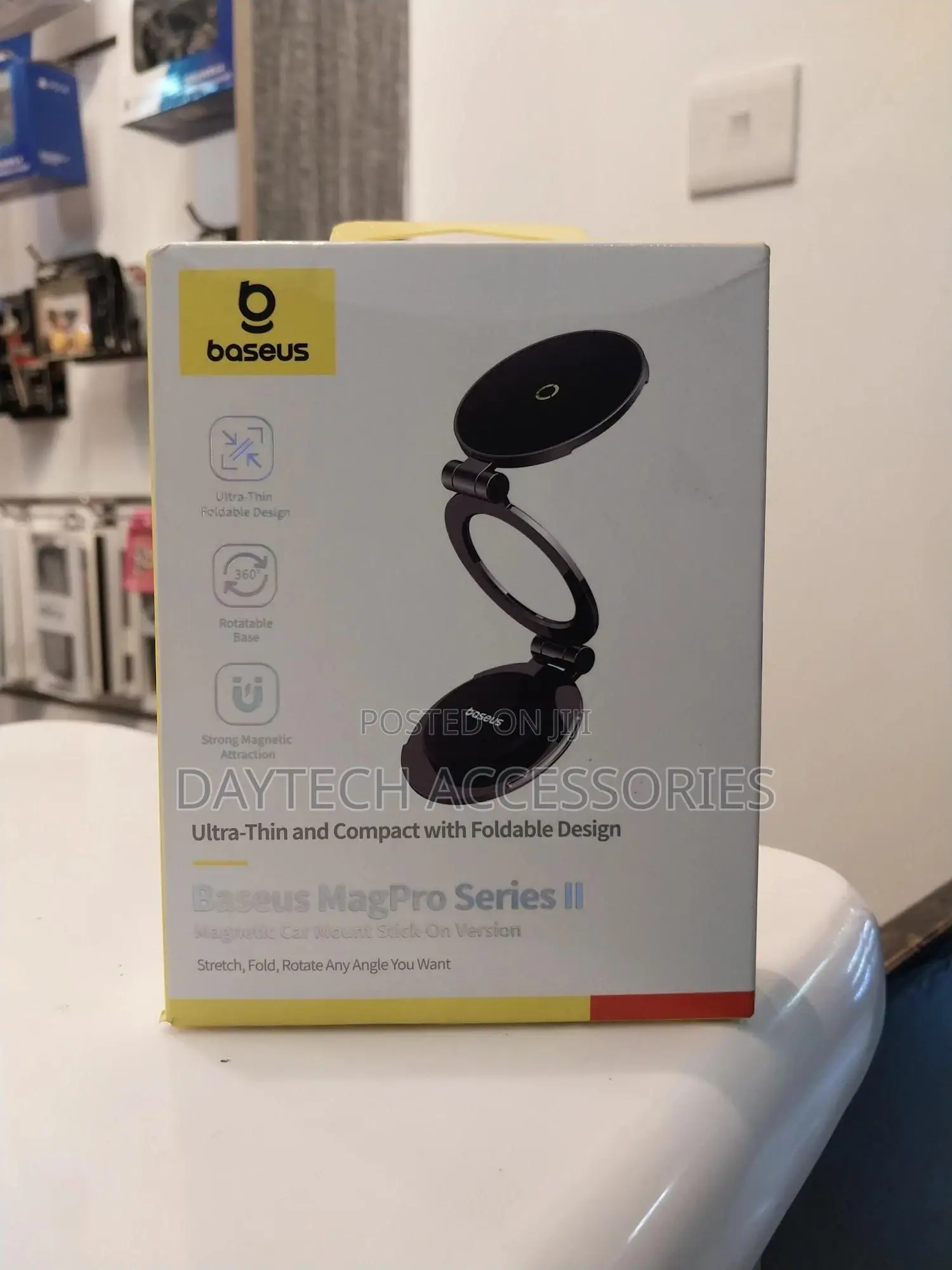 Baseus Magpro Series Ii Magnetic Car Phone Mount (Stick-on Version).