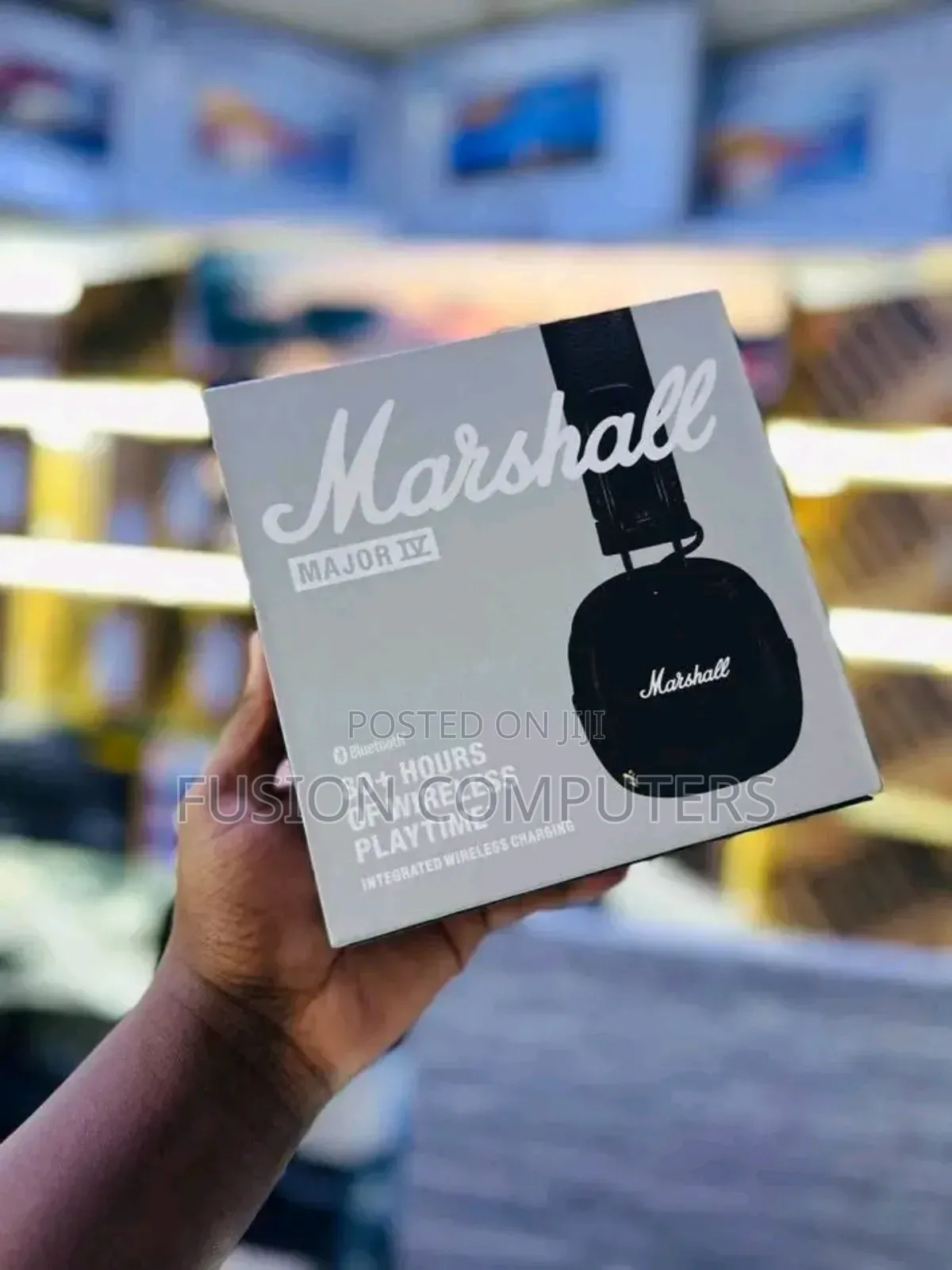 Marshall Major Iv on-Ear Bluetooth Headphones, Brown