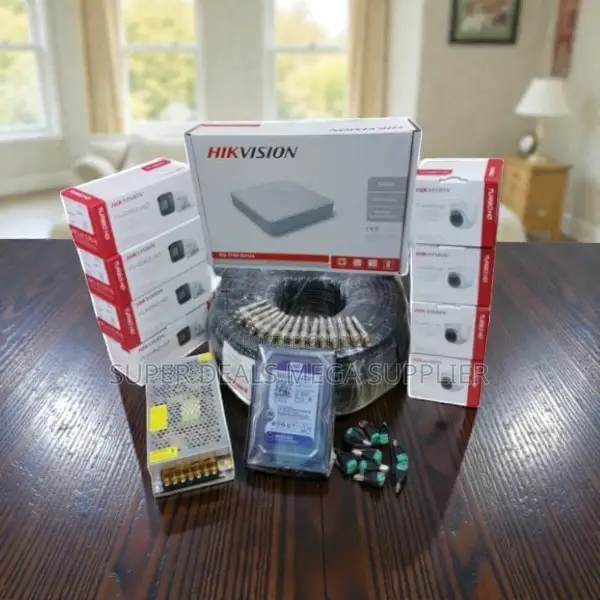 Easy to Install 8 Hikvision 1080p Cameras Kit With Live View Streaming