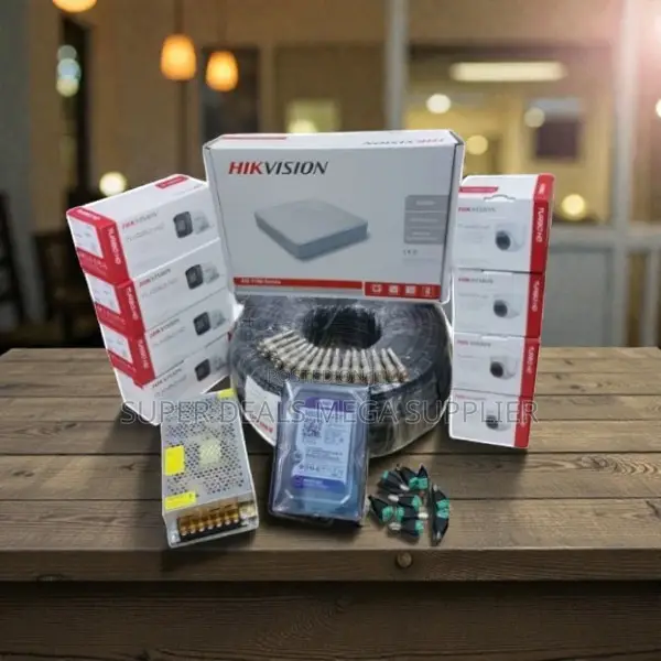 Hikvision 8 Cameras 1080p Full Hd Kit With Weather Resistant Housing