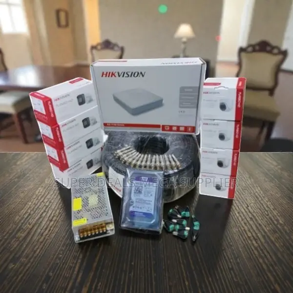 Hikvision 8 Cameras Kit With Performance Guaranteed and Cloud Storage